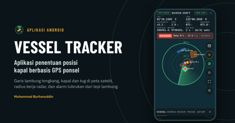 Vessel Tracker: Aplikasi Penentuan Posisi Kapal Berbasis GPS Ponsel